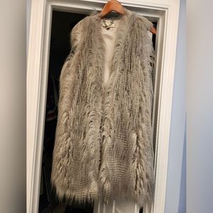 Faux fur vest